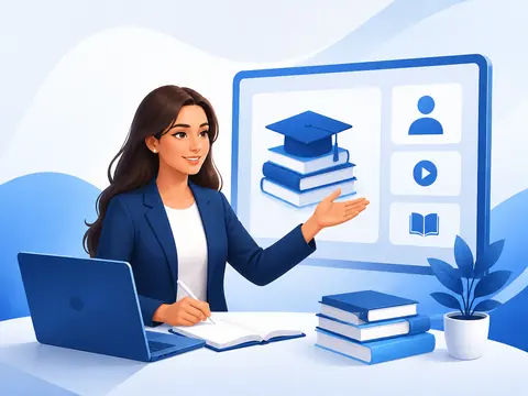 Иллюстрация категории «Обучение и курсы»